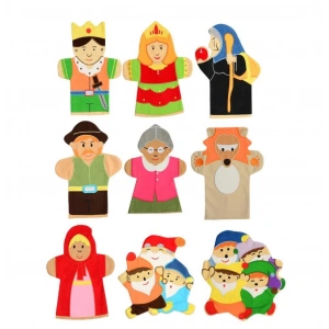 KÖKTEN 702-7 MASAL KAHRAMANLARI KUKLA SETİ 9LU