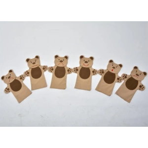 KÖKTEN AND-5005 YÜZ İFADELERİ KUKLA  SETİ 6LI