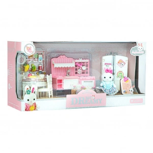 MEGA 010101BIG06617 BAY DREAMY MİNİ TAVŞAN- BÜYÜK MUTFAK OYUN SETİ