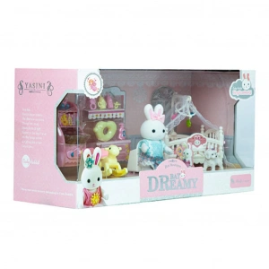 MEGA 010101BIG06618 BAY DREAMY MİNİ TAVŞAN- BEBEK ODASI OYUN SETİ
