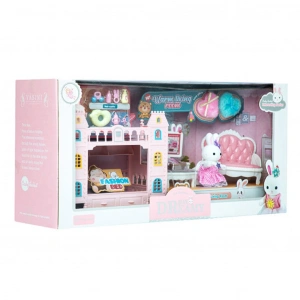 MEGA 010101BIG06678 BAY DREAMY MİNİ TAVŞAN- EĞLENCELİ RANZA SETİ