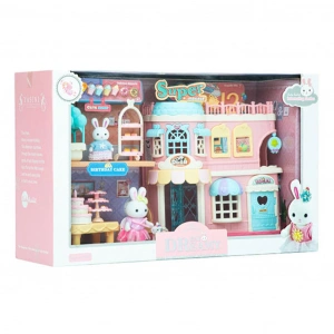 MEGA 010101BIG06683 BAY DREAMY MİNİ TAVŞAN- PASTANE OYUN SETİ