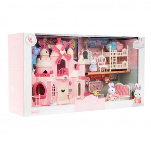 MEGA 010101BIG06689 BAY DREAMY MİNİ TAVŞAN- ŞATO OYUN SETİ