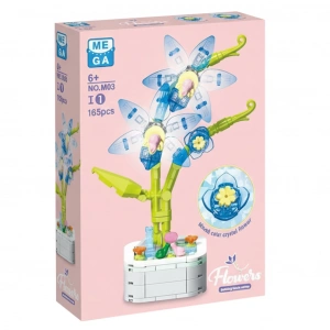 MEGA 010101BIG0M03I 8Lİ KRİSTAL ÇİÇEKLER YAPI BLOKLARI