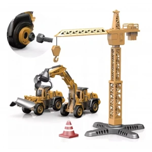 MEGA 010101BIGW9101H VİNÇ SİLİNDİR KEPÇE İNŞAAT SETİ