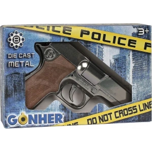 MEGA 150014GON00125 POLİS TABANCASI 8 Lİ SİYAH