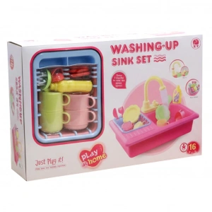 MEGA 150088BIGZ1211 MEGA PİLLİ MUTFAK LAVABO OYUN SETİ (16 PARÇA)