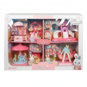 MEGA 150092BIG06702 BAY DREAMY MİNİ TAVŞAN- MUTLU EĞLENCE PARKI