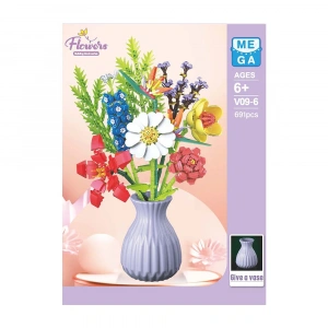 MEGA GOV096 8 Lİ BLOK ÇİÇEK 691 PARÇA