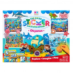 ONUR 13464 STICKER BOOK - OCEAN