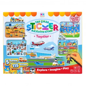 ONUR 13466 STICKER BOOK- VEHICLES