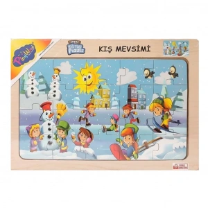 ONYIL ONY-109/110/111/112 AHŞAP EĞİTİCİ PUZZLE/KIŞ MEVSİMİ