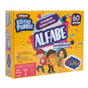 ONYIL ONY-25 AHŞAP EĞİTİCİ PUZZLE/ALFABE
