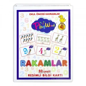 ONYIL ONY-27 EĞİTİCİ RESİMLİ BİLGİ KARTI-RAKAMLAR