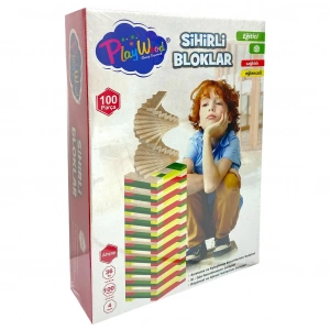 ONYIL ONY-358 KUTUDA AHŞAP 100 PRÇ SİHİRLİ BLOKLAR (48)