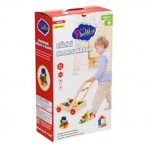 ONYIL ONY-373 KUTUDA AHŞAP EĞİTİCİ BLOKLU ARABA