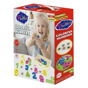 ONYIL ONY-401 KUTUDA 26 PARÇA AHŞAP KASALI RENKLİ RAKAMLAR