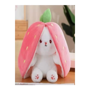 OTURAKÇI TOYS 35 CM ŞAPKALI HAVUÇLU TAVŞAN 03042