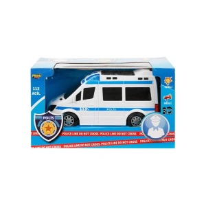 PRESTİJ 866-8 KUTUDA 8-Lİ PİLLİ ŞEFFAF POLİS ARACI (96)