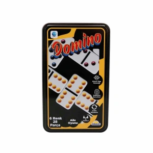 SUNMAN S00001352 SUN-TPT-SML-DOMİNO 28Lİ RENKLİ TAŞLAR MTL.KUTU