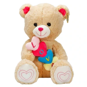 SUNMAN S00001526 PELUŞ AYI OTURAN 4 KALPLİ 48 CM