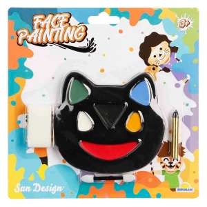 SUNMAN S00002591 SUN-RST-SDN-YÜZ BOYASI 1 KALEMLİ 6 RENKLİ KEDİ ŞKL.KRTL.