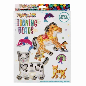 SUNMAN S00003801 SUN-YFN-CRF-HOBİ SET ÜTÜ BONCUKLARI 1000PRÇ.KEDİ VE ZEBRA