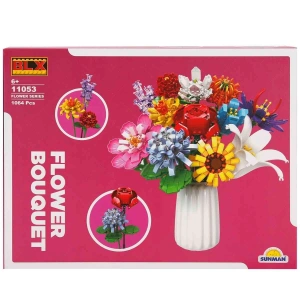 SUNMAN S00004699 SUN-WOM-BLX-FLOWER SET RENKLİ VE ÇEŞİTLİ ÇİÇEK BUKETİ 1064PRÇ. (12)