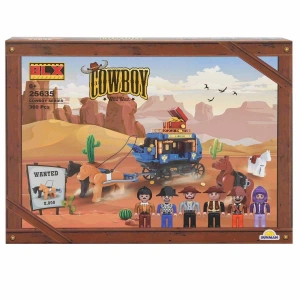 SUNMAN S01003239 SUN-RST-BLX-COWBOY SET ASKERLER VE KIZILDERİLİLER 6FGR.360PRÇ