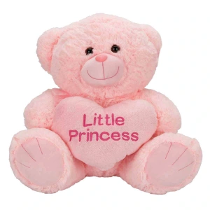 SUNMAN S01004763 SUN-ANB-PFF-SK.PELUŞ AYI PRENS VE PRENSES KALPLİ 45CM.2R.