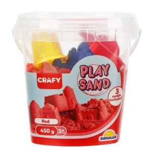 SUNMAN-S01005696 SUN-SABC-CRF-OYUN KUM SET 3 KALIPLI PLSTK.KOVA 450GR.KRMZ.