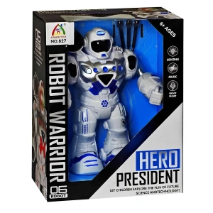 TOYSAN 827 HAREKETLİ IŞIKLI SESLİ OK ATAN OYUNCAK ROBOT