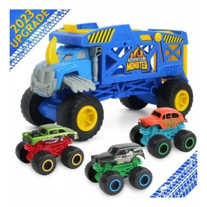 TOYSAN SQ80992-1 TAŞIYICI ARABA SETİ 3 METAL ARABALI