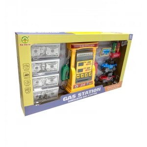 TÜLİN İNCEDİKEN 2192E-27 BENZİN İSTASYONU SİMÜLASYONU SESLİ IŞIKLI AKSESUARLI METAL ÇEK-BIRAK ARABA
