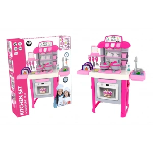 UÇAR 0324 MUTFAK SETİ SESLİ IŞIKLI MUSLUKLU 40 PARÇA