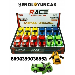 VARDEM 80137 ÇEKBIRAK 1:36 ŞERİTLİ SPOR ARABA DİE CAST (12)