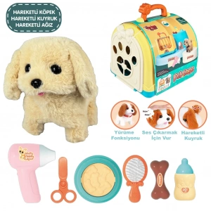VARDEM-JND-3615-1 TAŞIMA ÇANTALI HAREKETLİ KÖPEK SET (12