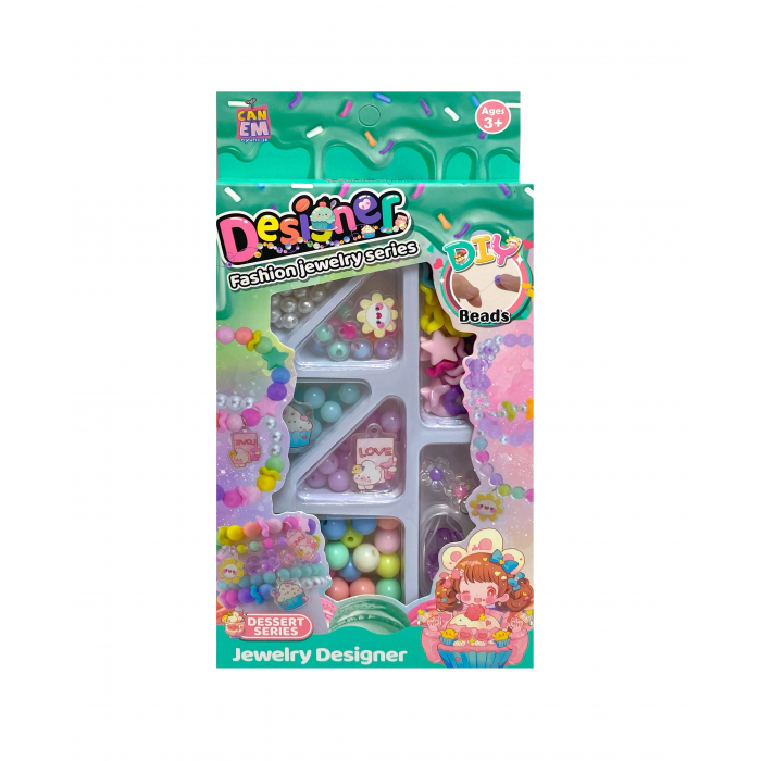 Diamonds&PearlsBox Set1000個限定！ TRENDZONE Sesli Işıklı 2in1 Kuaför & 4 Katlı Sürülebilir Lolipop