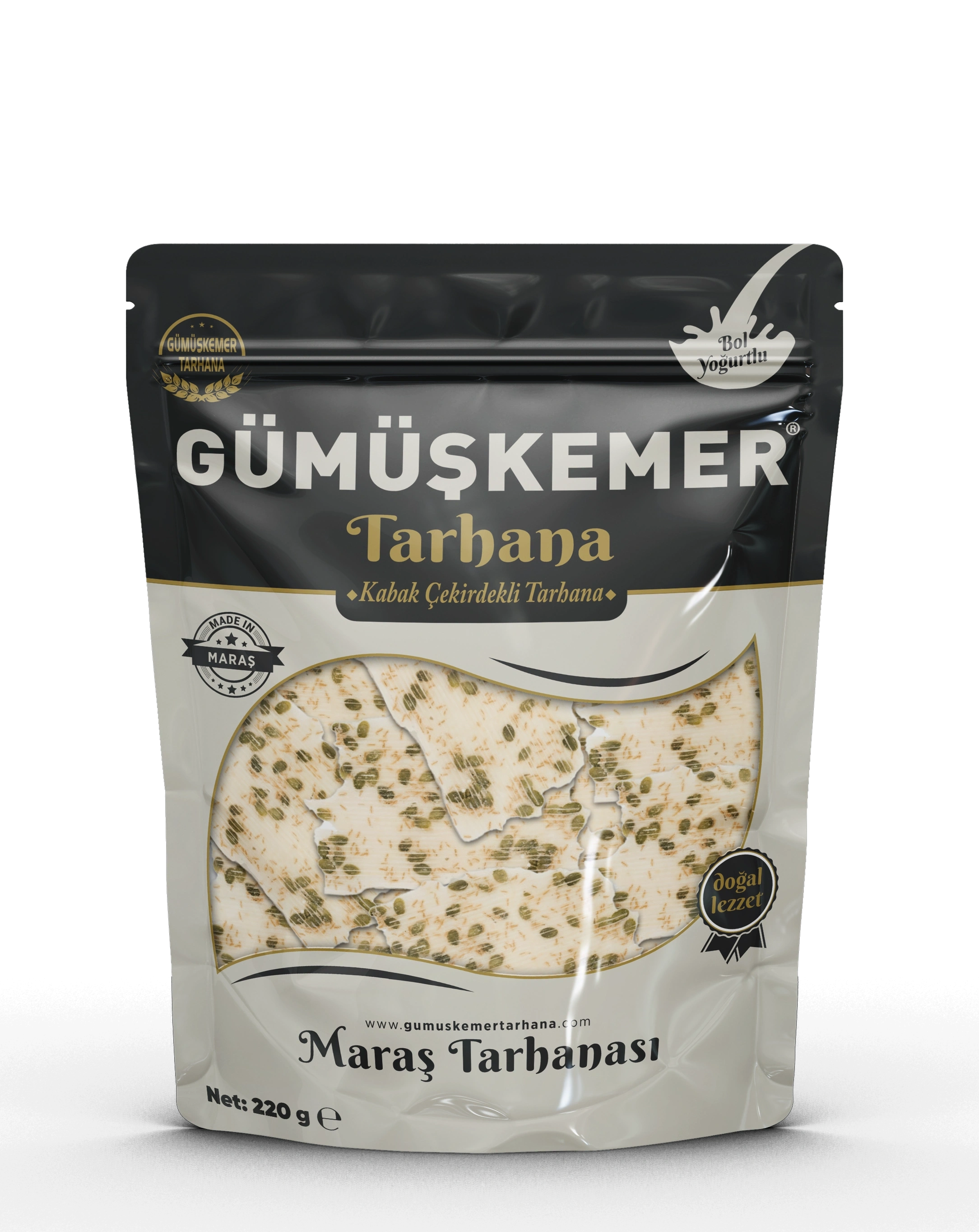 Gümüşkemer | Kabak Çekirdekli Cips Tarhana (220 Gram)
