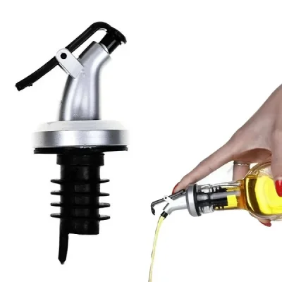 3 Adet Kapaklı Şişe Ucu Servis Aparatı Yağdanlık Tıpa