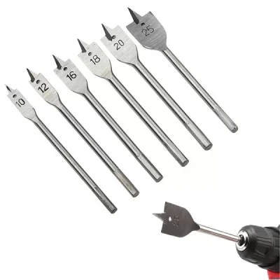 6 Parça Matkap Ucu Ahşap Oyma Yaprak Kelebek Uç