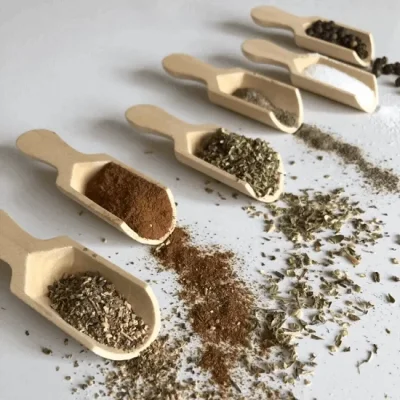 Ahşap 6 Lı Baharat Kaşığı