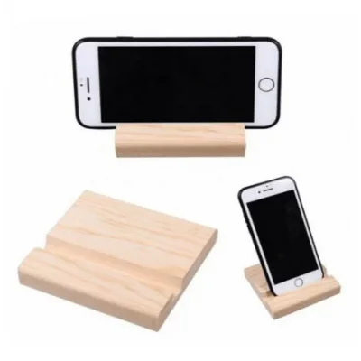 Ahşap Telefon Tutucu Telefon Standı