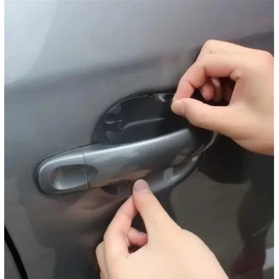 Araba Kapı Kolu Koruyucu Film 4 Lü Set