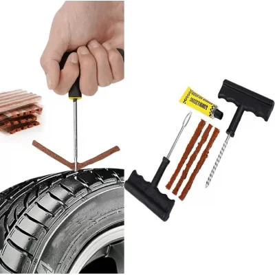 Araç Lastik Tamir Kiti Fitil Atma Seti 6 Parça