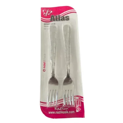 Atlas 6 Lı Yemek Çatalı Seti