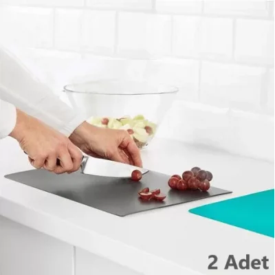 Bükülebilir Kaymaz Esnek Kesme Tahtası 2 Adet