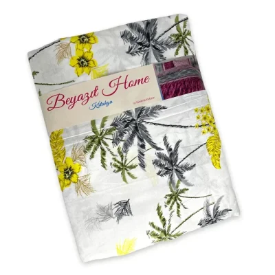 Çift Kişilik Battal Nevresim Takımı Papatyalı