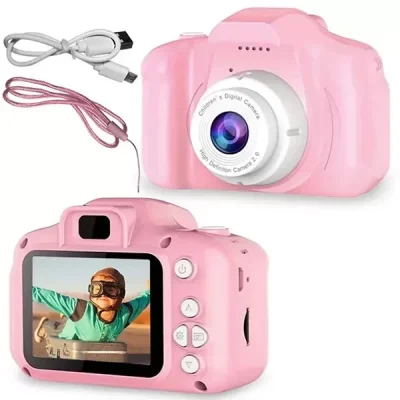 Cmr9 Çocuk Fotoğraf Makinesi 1080p Hd Pembe