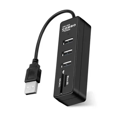 Combo 5 Port Usb 3.0 Çoğaltıcı Tf Ve Sd Girişli